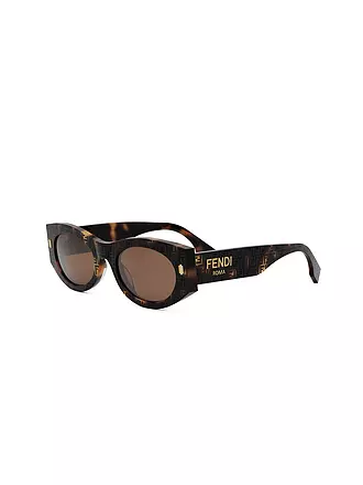 FENDI | FENDI Roma braune ovale Sonnenbrille | 